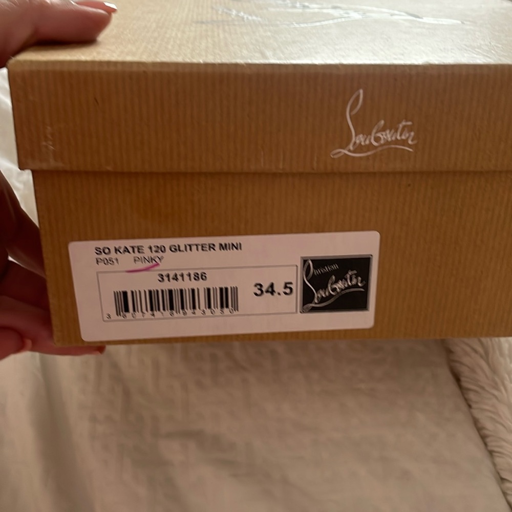 So Kate 120 glitter mini Pinki Christian Louboutin!